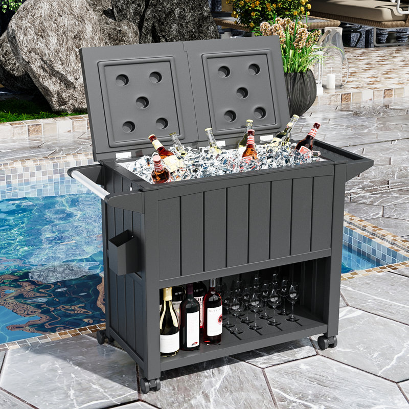 Furmax 80 Qt. Resin Patio Cooler & Reviews Wayfair
